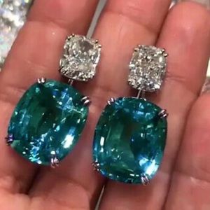 New Sterling silver diamond earrings